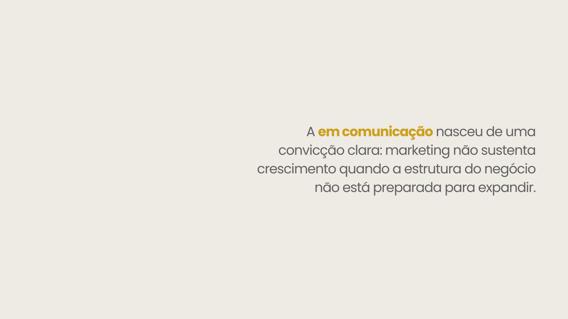em comunicação - agencia de marketing